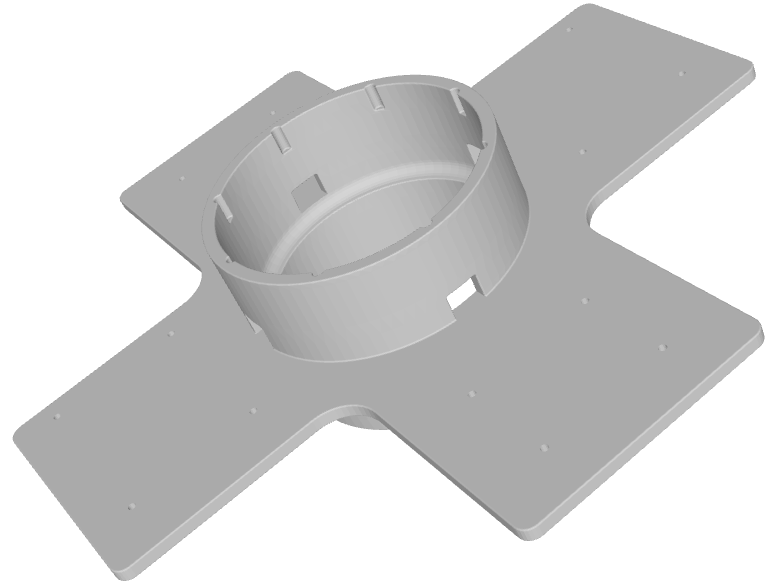 Pi Tray 3D Printed Prototype